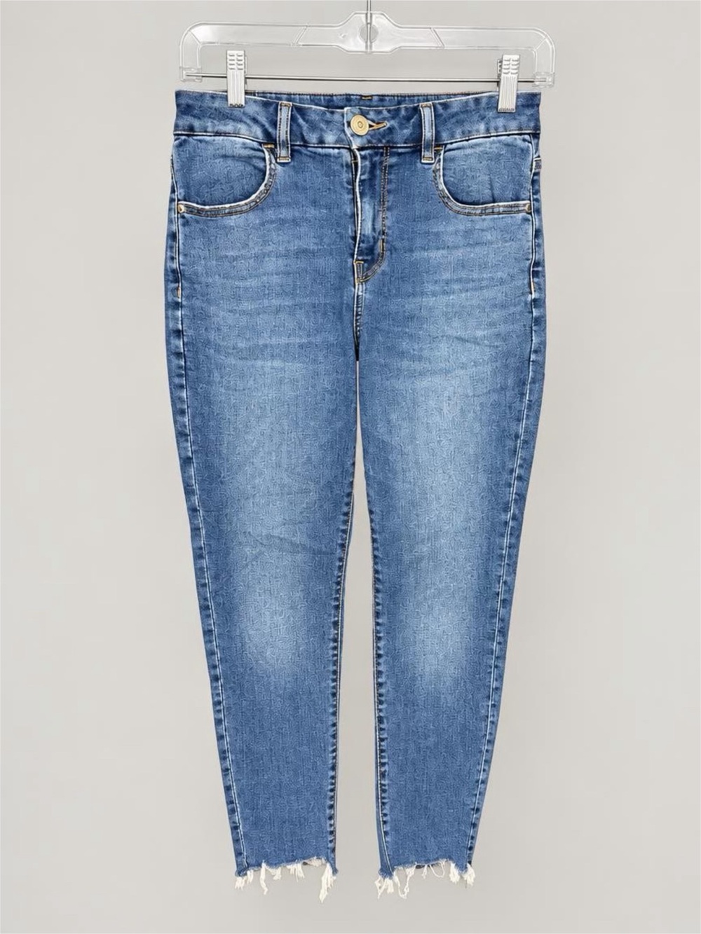 American Eagle Outfitters Curvy Jeggings with Raw Hem - 6 Short